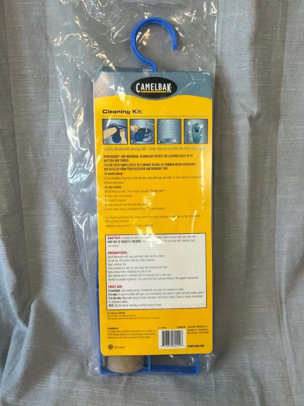 CamelBak Cleaning Kit Reservoir and Tube Brushes with Dryer and Cleaning Tabs
